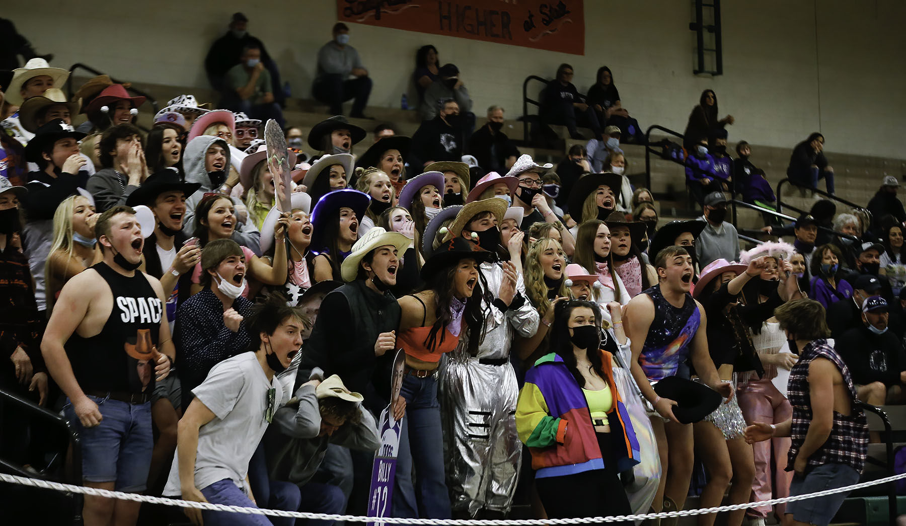 Class AA boys Butte student section